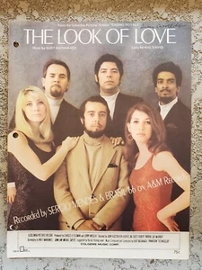 THE LOOK OF LOVE SERGIO MENDES 1967 VINTAGE SHEET MUSIC - Picture 1 of 1