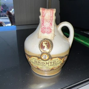 Antique Miniature Sample Bronte Yorkshire Stoneware Jug England 3” - Picture 1 of 15
