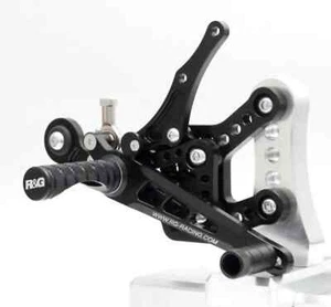 R&G Adjustable Rearsets (Race) for BMW S1000RR 10-14 / HP4 09-14 / S1000R 14-16 - Picture 1 of 7