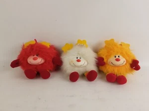 Rainbow Brite Plush Sprites (3) Taco Bell 1983 Yellow, Red And White - Picture 1 of 13