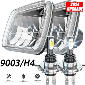 5x7 7x6" Headlights Hi/Lo set of 2 For Ford E 100 E 150 E 250 E350 Econoline Van - Bild 1 von 14