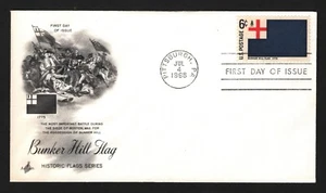 OPC 1968 US Art Craft FDC Bunker Hill Flag Sc#1351 Unaddressed 43974 - Picture 1 of 1