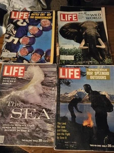Lot of 4 Vintage LIFE magazines 1950s and 1960s Double and Special Issues - Picture 1 of 1