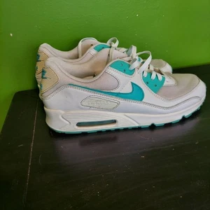 Nike Air Max 90 White Hyper Jade Black CT1028 102 Men's Sz. 13 - Picture 1 of 19