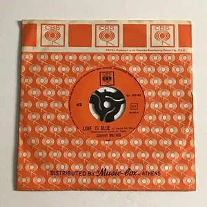Johnny Mathis - Love Is Blue/By The Time I Get To.. 7" Record - BA 301182 EX/EX - Picture 1 of 4