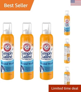 Arm & Hammer Wundwäsche 7,4 Unze - sanfte, unter Druck stehende 3er-Packung Lösung - Bild 1 von 6