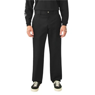 DICKIES X SPITFIRE FLANNEL CUFF PANTS - BLACK - Image 1 of 3