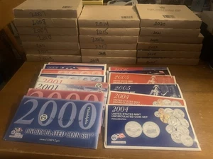 2000-2025 US Mint Sets - Complete 26 P&D Set Run - OGP & COA - Picture 1 of 1