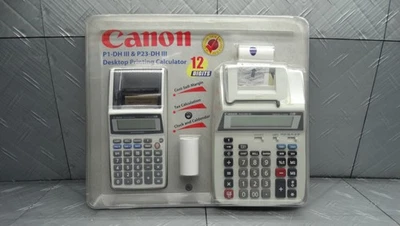 Canon P1-DH III & P23-DH III 12-Digit Desktop Printing Calculator - Image 1 of 4
