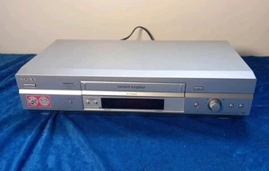 Sony SLV-SE740 VHS Smart Engine Video Cassette Recorder Silver No Remote Works - Picture 1 of 10
