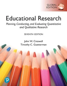 Educational Research 7e by John W. Creswell Global Edition - Foto 1 di 1