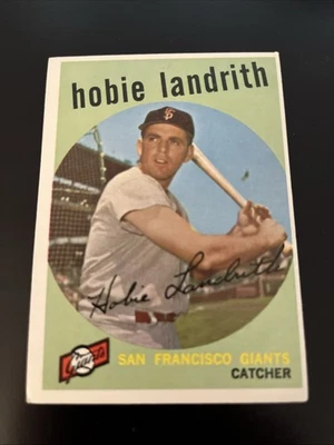 1959 Topps Baseball Hobie Landrith #422 San Francisco Giants EX - Image 1 of 2
