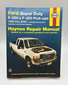 Haynes Repair Manual 36060 Ford Super Duty F-250 & F-350 Pick-Ups 1999-2006 - Picture 1 of 14