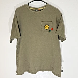 Howler Bros Jacquard Green T-Shirt Size XL Men Embroidered Applique Patch - Picture 1 of 6