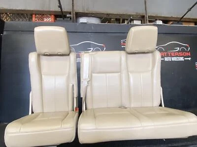 Ford Expedition 2008 tercera fila asientos traseros plegables eléctricos cuero tostado moldura 4C Foto 1 de 4