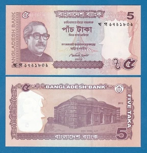 Bangladesh 5 Taka P 53c 2012 UNC P 53 c - Picture 1 of 1