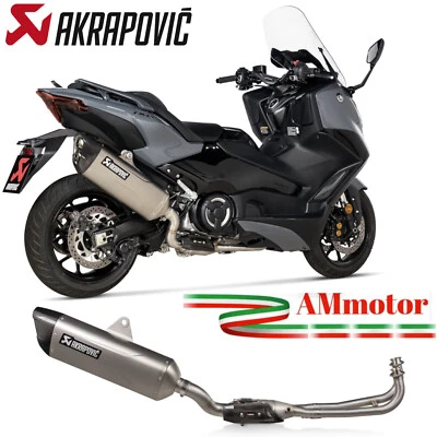 Akrapovic Yamaha T-Max 560 2023 Scarico Completo Moto Racing Line In Titanio - Immagine 1 di 4