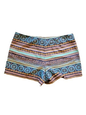 Pantalones Cortos Chelsea & Violet Para Mujer Multicolor Estampado de tiro medio Talla Grande Cintura 34 Foto 1 de 4