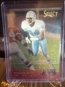 1993 Select Gridiron Skills Insert, Haywood Jeffires, Card #9, Houston Oilers - Picture 1 of 2