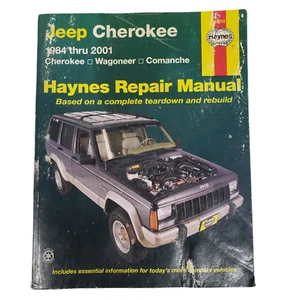 Haynes Jeep Cherokee Comanche Wagoneer 1984-2001 Automotive Repair Manual 50010 - Picture 1 of 9