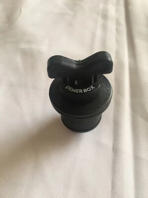 New black DemerBox replacement port plug