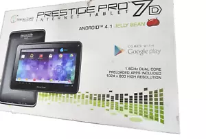 Visual Land Prestige Pro 7D Green Internet Tablet Android 4.1 Jelly Bean .UNUSED - Picture 1 of 2