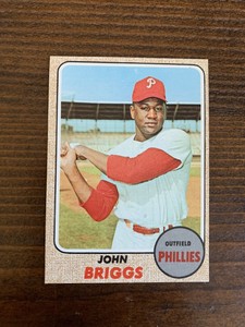 1968 Topps Baseball Card JOHN BRIGGS #284 NRMT