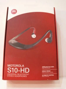 Motorola s10-HD - Universal Bluetooth Stereo Headset - with 4 sizes of earbuds - Picture 1 of 5