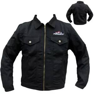 Motorradjacke Jeans Aramid Motorrad Jeansjacke mit Protektoren von PROANTI - Picture 1 of 2