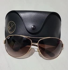 Rayban RB 3386 Arista Pilotensonnenbrille braune Gläser mit Farbverlauf - Bild 1 von 9