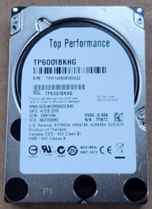 TopPerformance TP6001BKHG 600GB 10K 6Gbps 2.5" SAS Hard Disk Drive HDD | No Tray - Picture 1 of 2