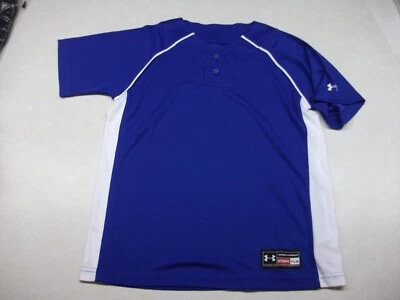 Camiseta de béisbol Henley Under Armour AUTÉNTICA juvenil AZUL REAL NUEVA CON ETIQUETAS talla YL  Foto 1 de 4