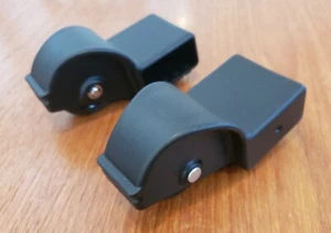Concept 2 Rower Foot Casters for Model A, B, updated D, E replacement part cap - Picture 1 of 4