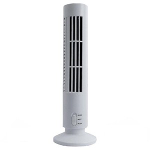 Portable USB 2 Speed Tower Desk Electric Fan Air Conditioning Cooling Office PC