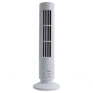 Portable USB 2 Speed Tower Desk Electric Fan Air Conditioning Cooling Office PC - Picture 1 of 2