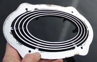 1956 Oldsmobile Chrome Dashboard Clock Bezel OEM - Image 1 of 4