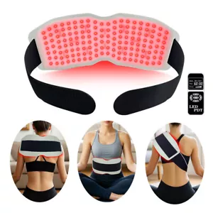 Red Light Therapy for Body Muscle Pain 660nm 850nm 940nm Wearable Pads Belt Wrap - Picture 1 of 9