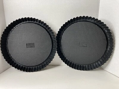 2 x KAISER LA FORME Torten Tarte QUICHEFORM Rund Flan Torte Germany Antihaft 11" - Bild 1 von 4