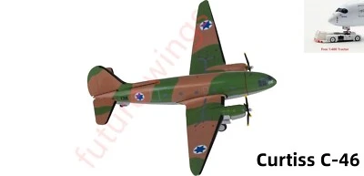 1:400 AeroClassics AC411357 IAF Israeli Air Force Curtiss C-46 138 +Free Tractor - Image 1 of 4