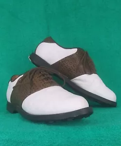Adidas Schuhe Herren 9,5 Saddycomp Golf Stollen Turnschuhe Mehrfarbig Niedrig - Bild 1 von 12