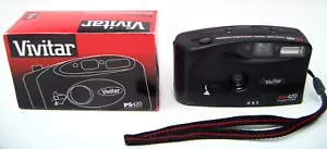 Vivitar PS420 35 mm fotocamera panoramica pellicola scatola originale vintage - Foto 1 di 8