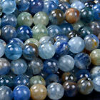 Genuine Natural Kyanite Gemstone Grade Aa Round 6mm 7mm Loose Beads (d156)