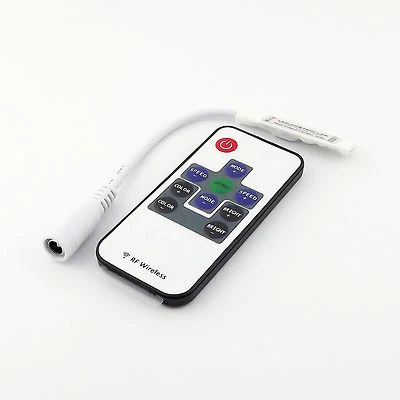 1x RF Wireless Remote Mini Dimmer Controller for RGB LED Strip Light 5V -24V 12A - Image 1 of 4