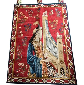 The Lady & The Unicorn Medieval Tapestry Wall Hanging 109x70 Cm Blenheim Palace - Picture 1 of 8