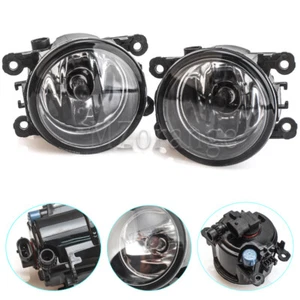 Pair Bumper Fog Light Lamp w/Bulb For Mitsubishi Outlander 2005-2015 Replacement - Picture 1 of 11