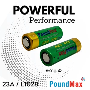 2 x PoundMax super alkalische 23AE/A23/LRV08/MN21 12V alkalische Sicherheitsbatterien - Bild 1 von 5