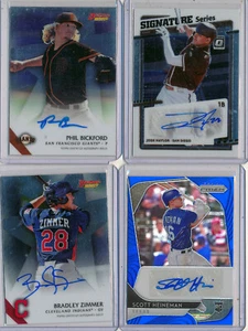 BRADLEY ZIMMER - 2015 Bowman's Best AUTO - Cleveland Indians - Picture 1 of 2