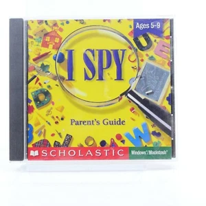 I Spy: Parent's Guide Scholastic Brain Building Ages 5-9 Win/Mac CD-Rom Vtg 1997 - Picture 1 of 6