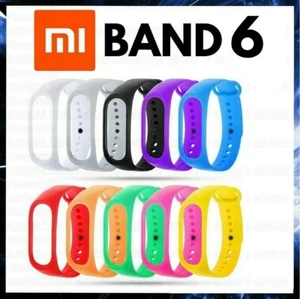 CINTURINO PER XIAOMI MI BAND 6 BRACCIALE SMART WATCH IN TPU STRAP MIBAND BAND6 - Foto 1 di 15