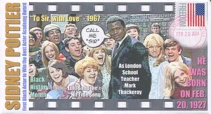 Coverscape Computer Designed Sidney Poitier’s Birth Anniversary TSWL Event Cover - Picture 1 of 2
